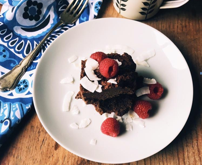 Os meus Brownies de Chocolate preto, para momentos Hygge