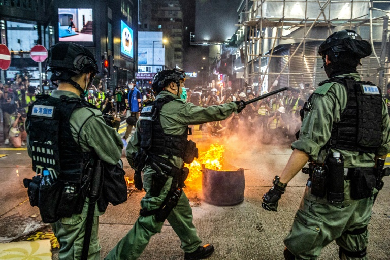 Hong Kong. Repressão volta às ruas do território