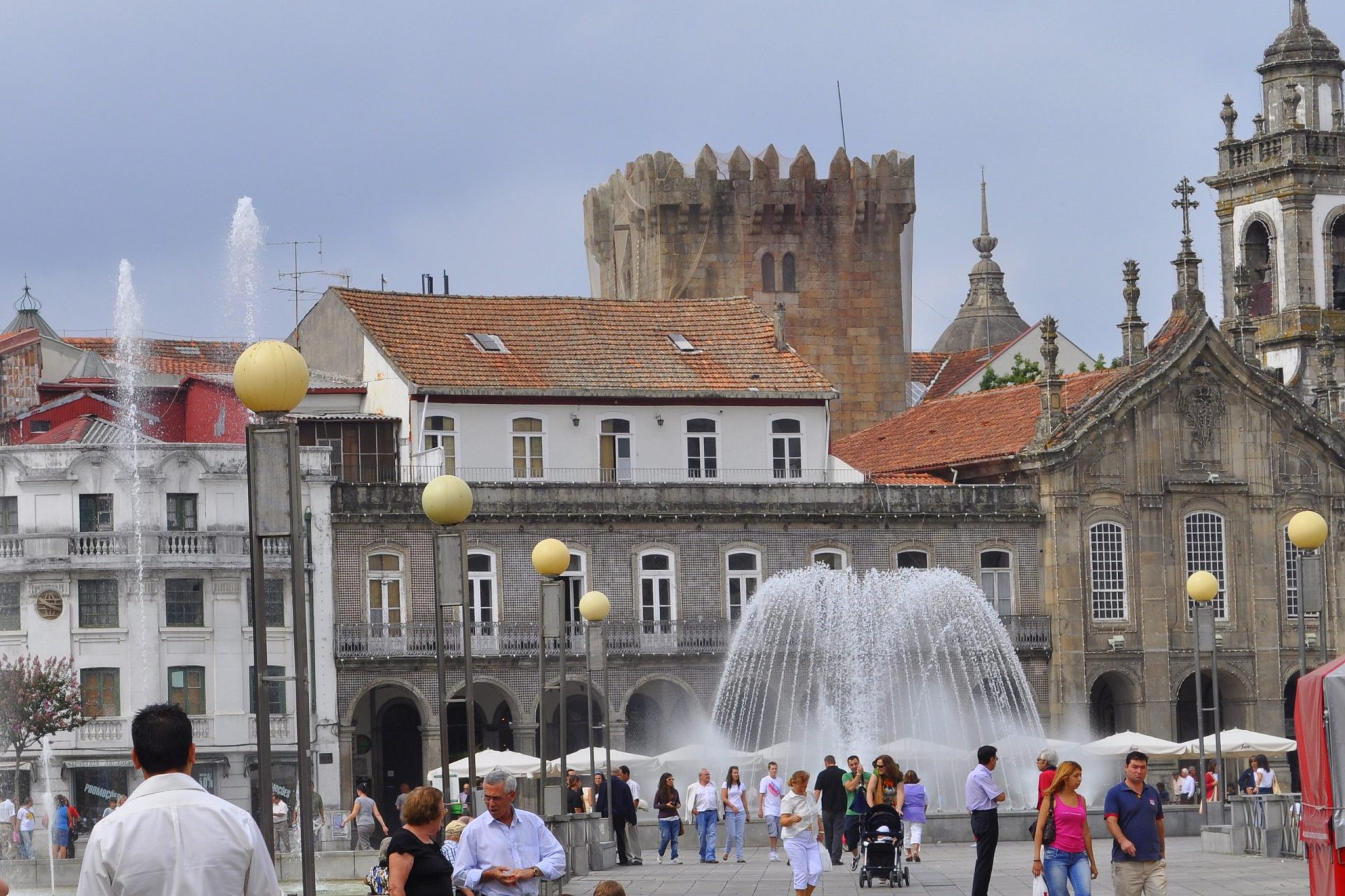 PSP dispersa ajuntamento não autorizado no centro de Braga