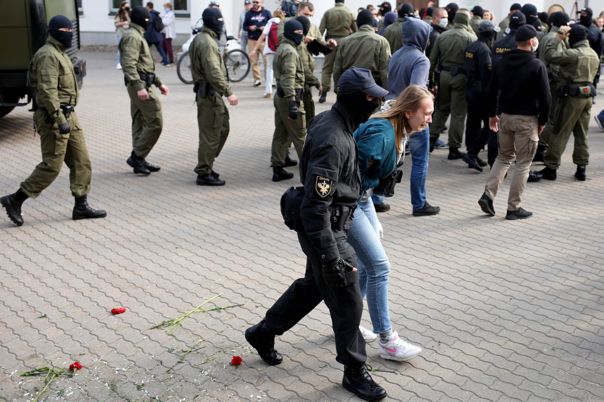 Cerca de 250 detenções na manifestação da oposição na Bielorrússia