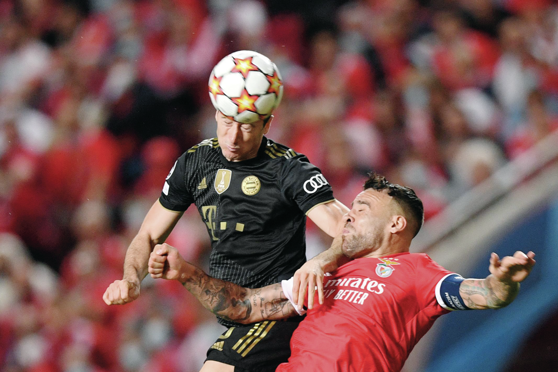 Bayern-Benfica. “Os que vão morrer te saúdam!!!”