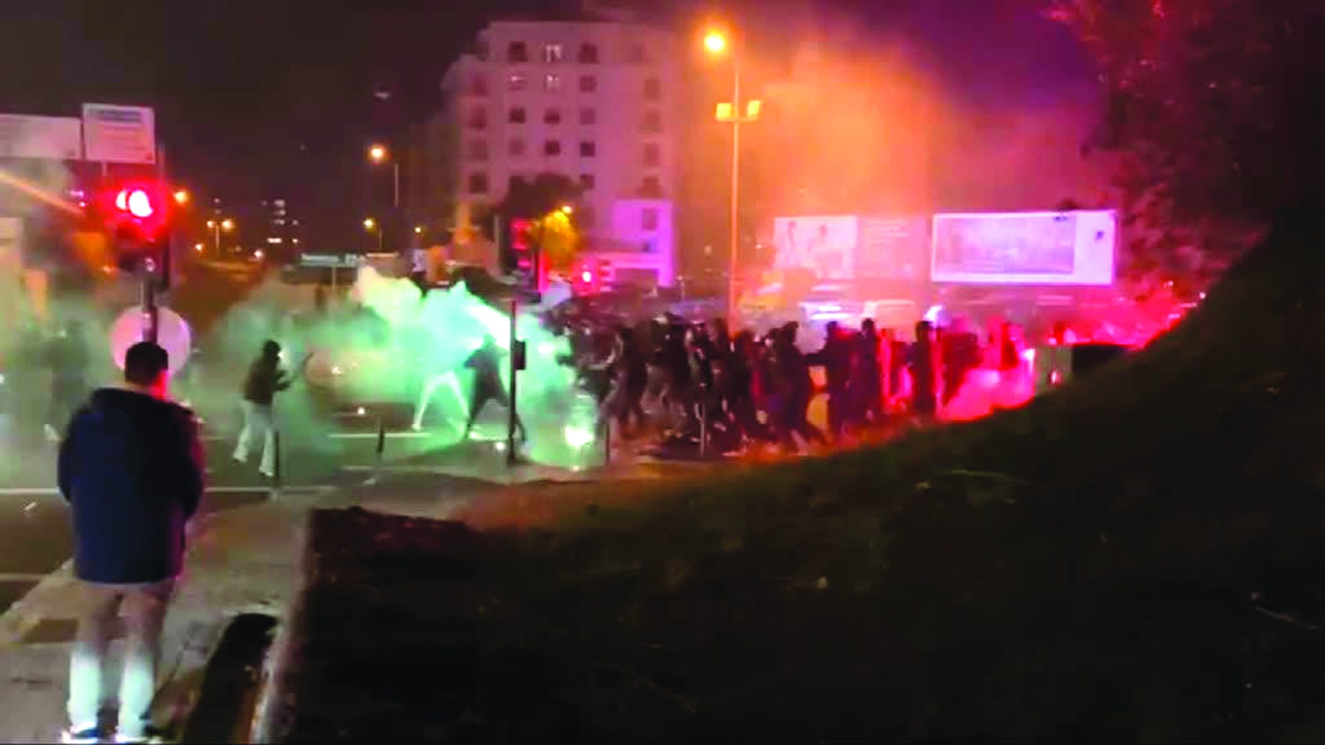 Benfica-Kiev. Quem estava no estádio não deu pelos confrontos