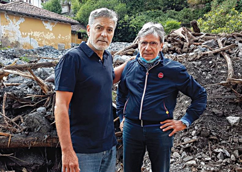 George Clooney. Estrela no grande ecrã, voluntário na vida real