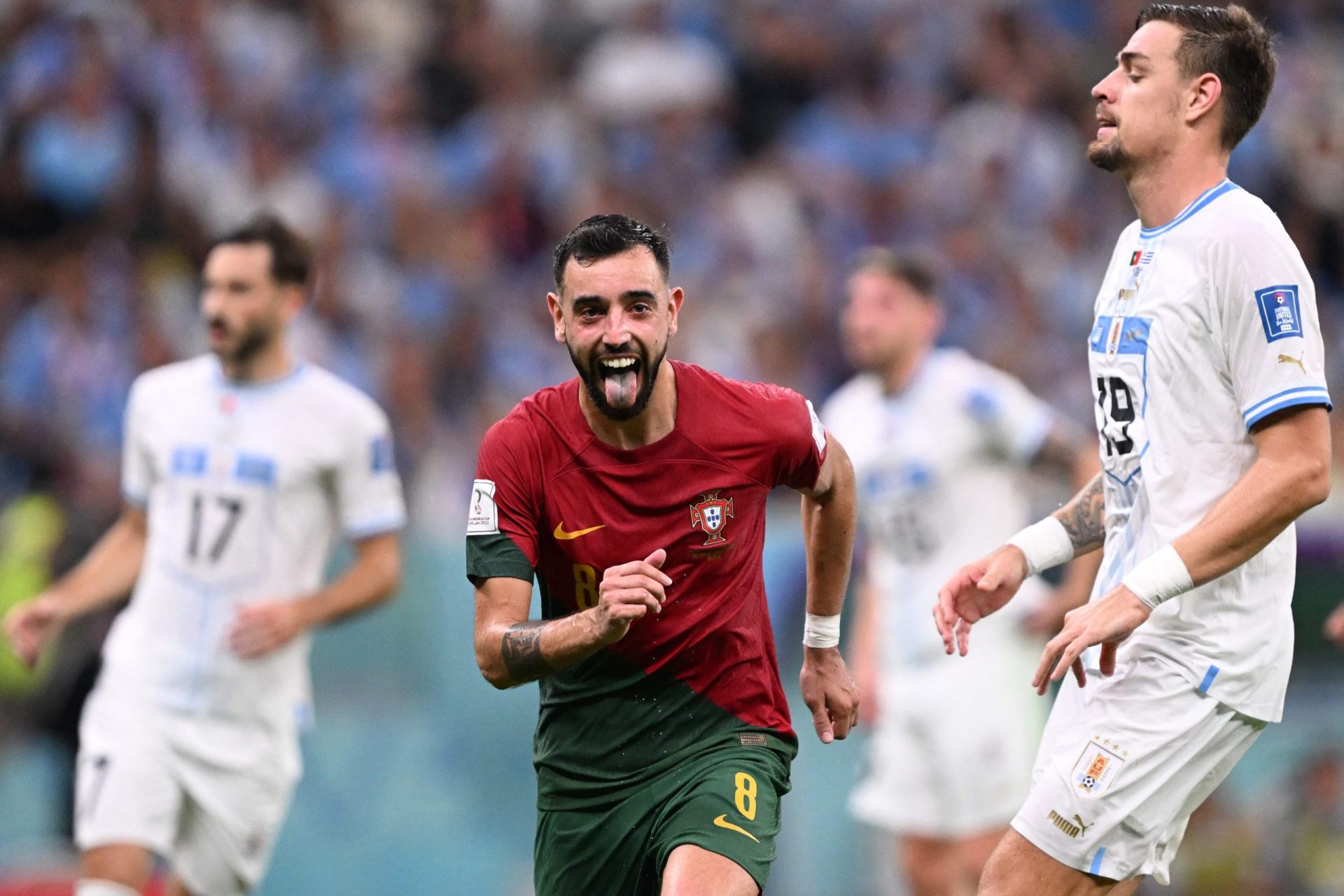 Portugal 2  &#8211; Uruguai 0. Os filhos de Dona Celeste são lixados para a porrada