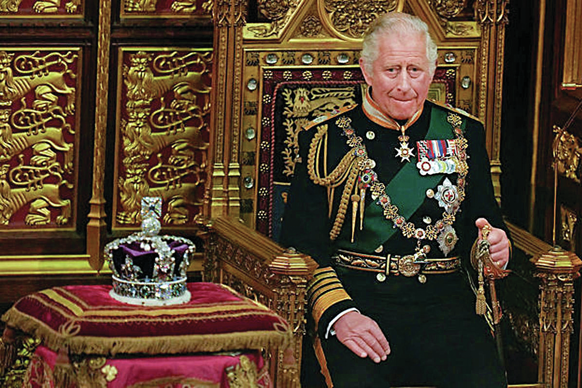 Carlos. O mais velho herdeiro britânico a subir ao trono