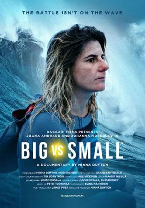 Surfista Joana Andrade em festival de cinema com “Big vs Small”