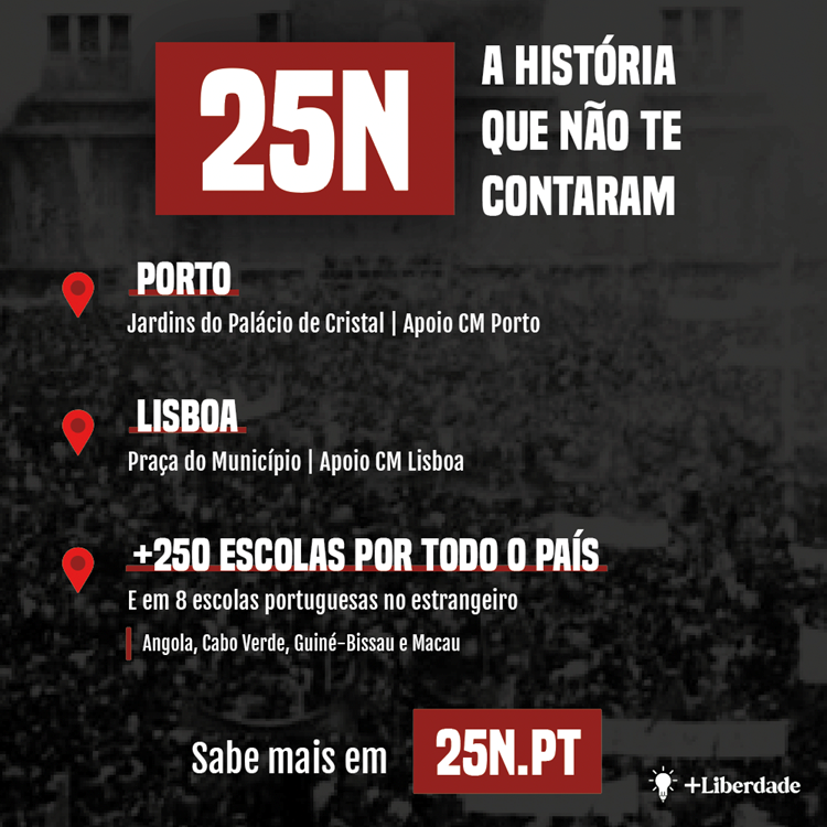 Instituto +Liberdade lança exposição sobre o 25 de Novembro