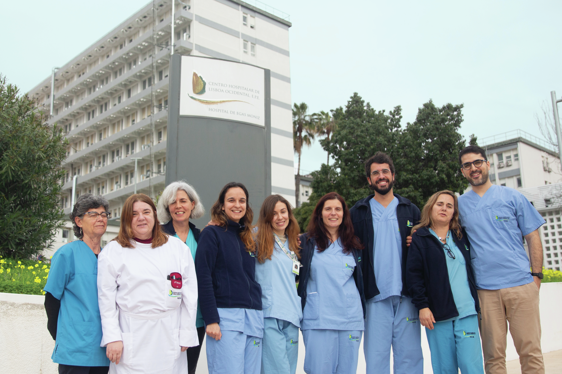 Equipa do Hospital de Egas Moniz. “O foco dos cuidados paliativos não é acelerar ou atrasar a morte”