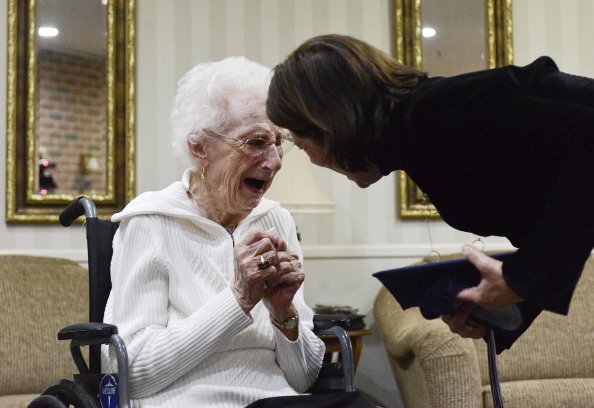 Idosa ‘terminou’ o liceu aos 97 anos