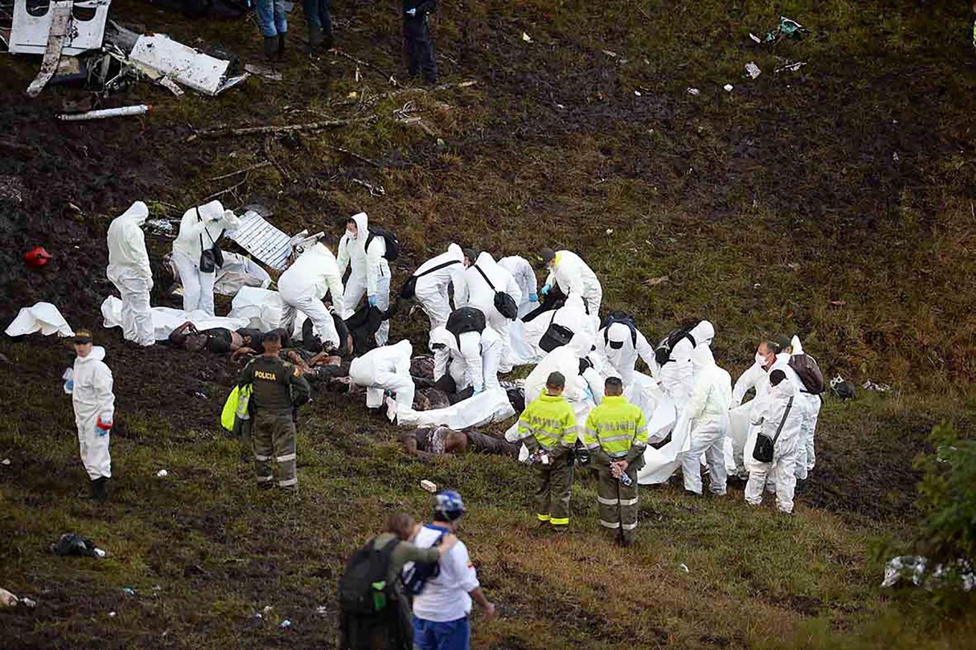 As imagens da tragédia na Colômbia