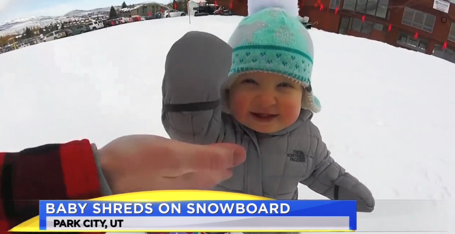 Sloan, uma bebé de 14 meses que faz snowboard [vídeo]