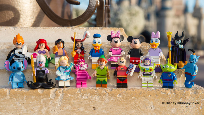 Lego cria coleção só com personagens da Disney