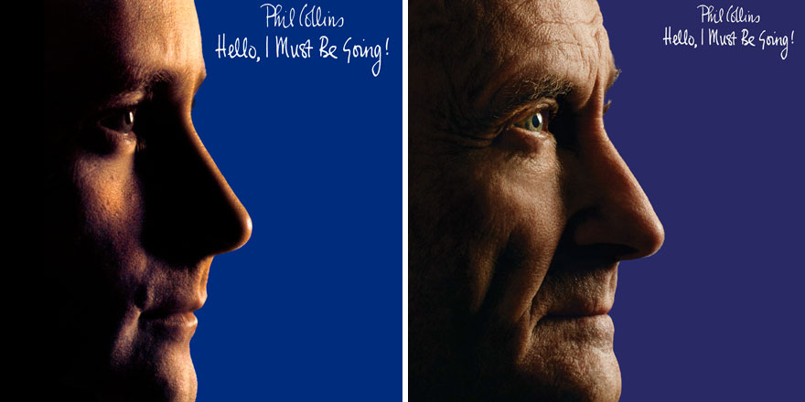 Música. Phil Collins recria todas as capas dos seus discos originais