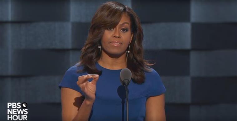 Michelle Obama. O discurso que emocionou os democratas