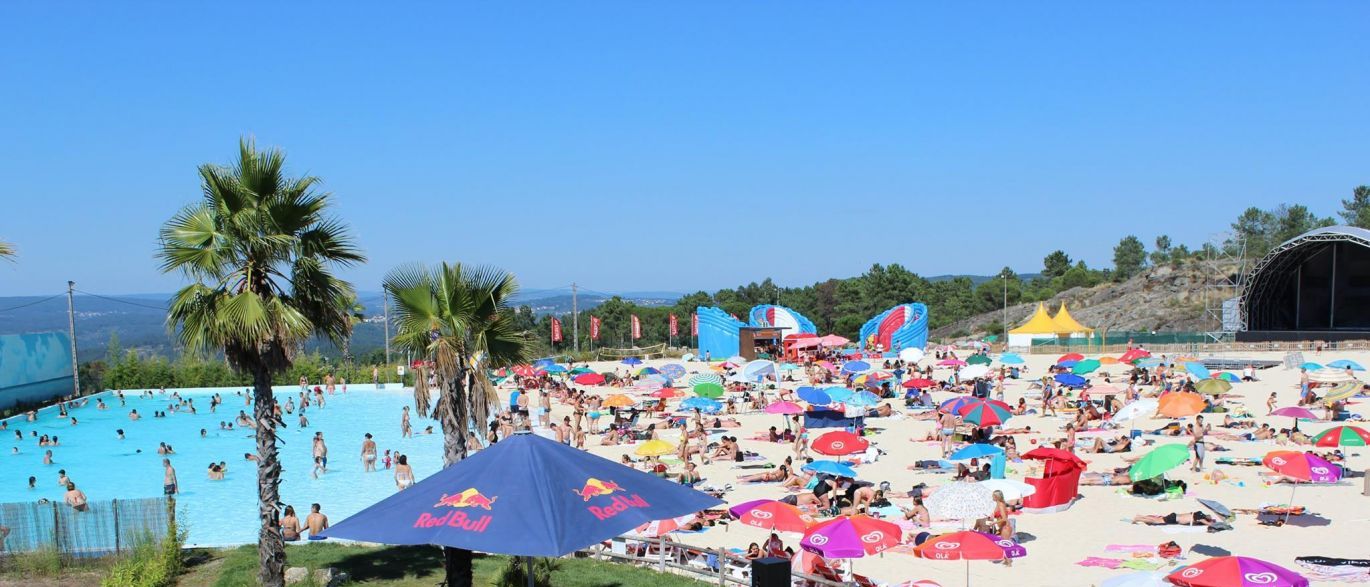 Mangualde. Praia artificial portuguesa considerada uma das melhores da Europa