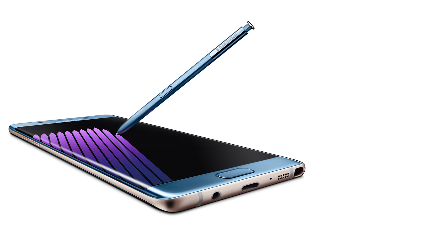 Novo Samsung Note 7 com leitor de retina