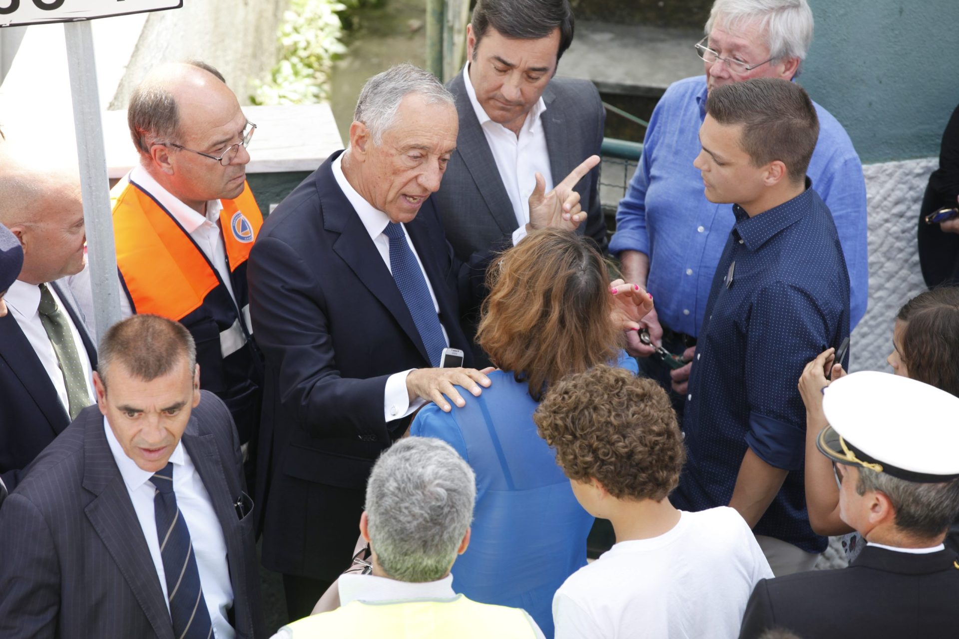 Marcelo esteve em Tires a acompanhar operações