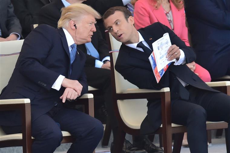 França e EUA fazem as ‘pazes’. Emmanuel Macron: “Trump ouviu-me. Disse que ia encontrar uma solução nos próximos meses”