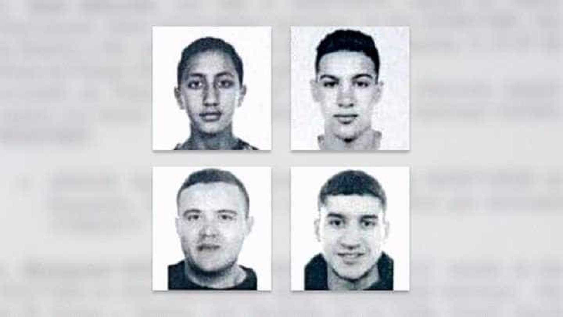 Catalunha. Estes são os quatro homens procurados pelas autoridades