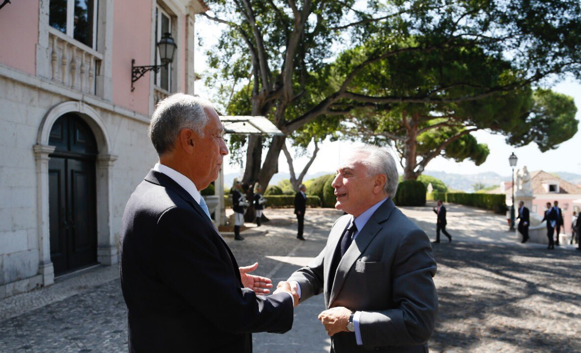 Michel Temer encontrou-se com Marcelo em Belém