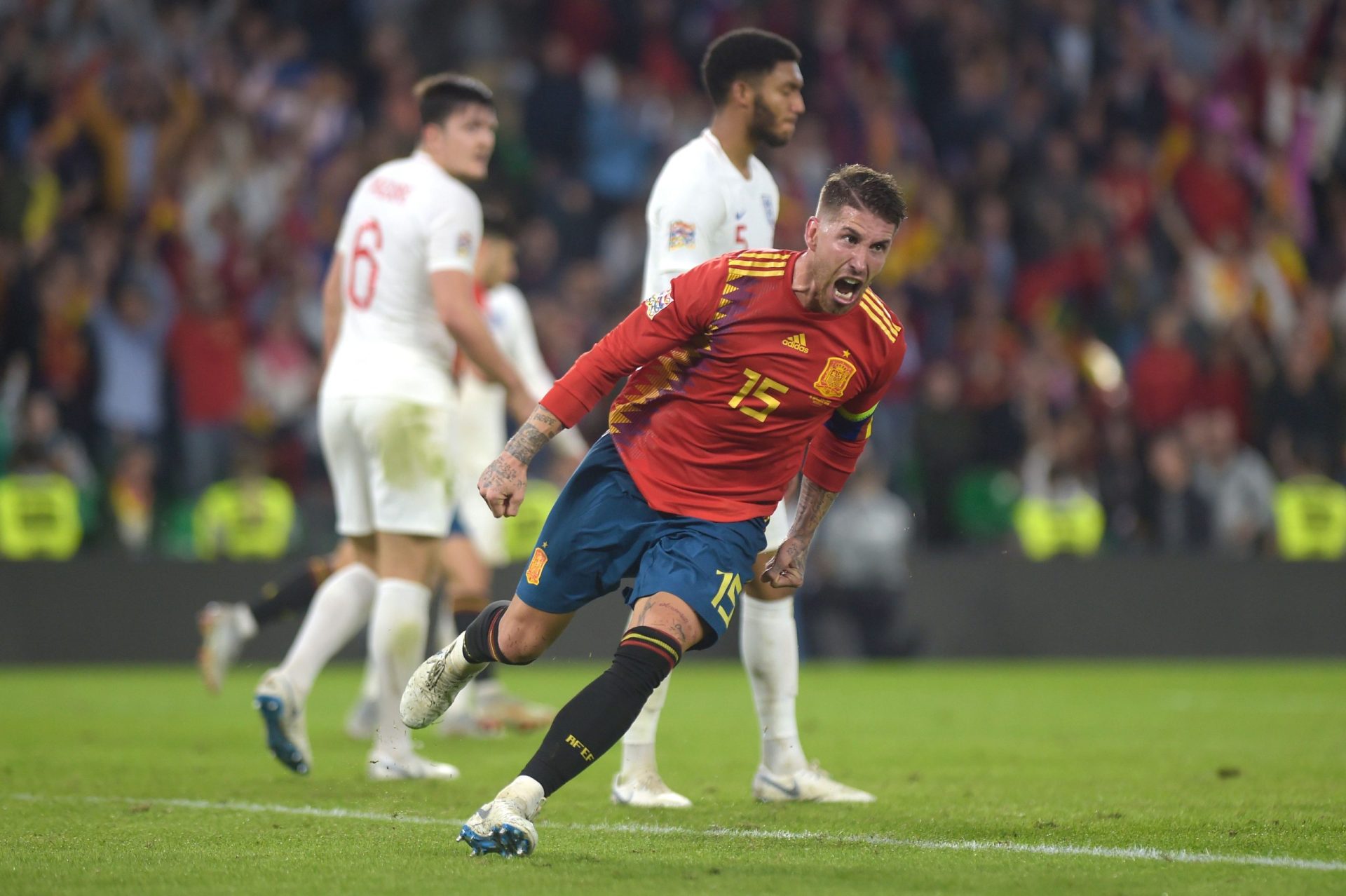 Espanha perde contra Inglaterra e coloca em risco fase final da Liga das Nações