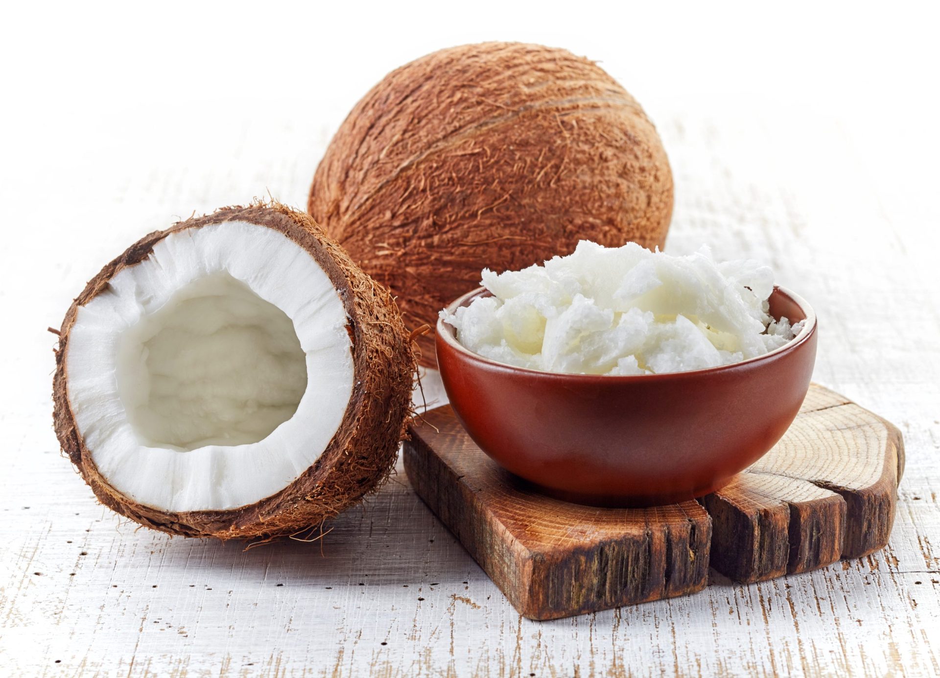 Óleo de coco tem mais gordura saturada do que a manteiga