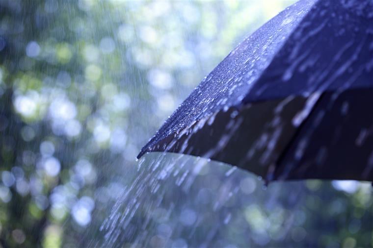 Segunda-feira molhada. Não se esqueça do guarda-chuva