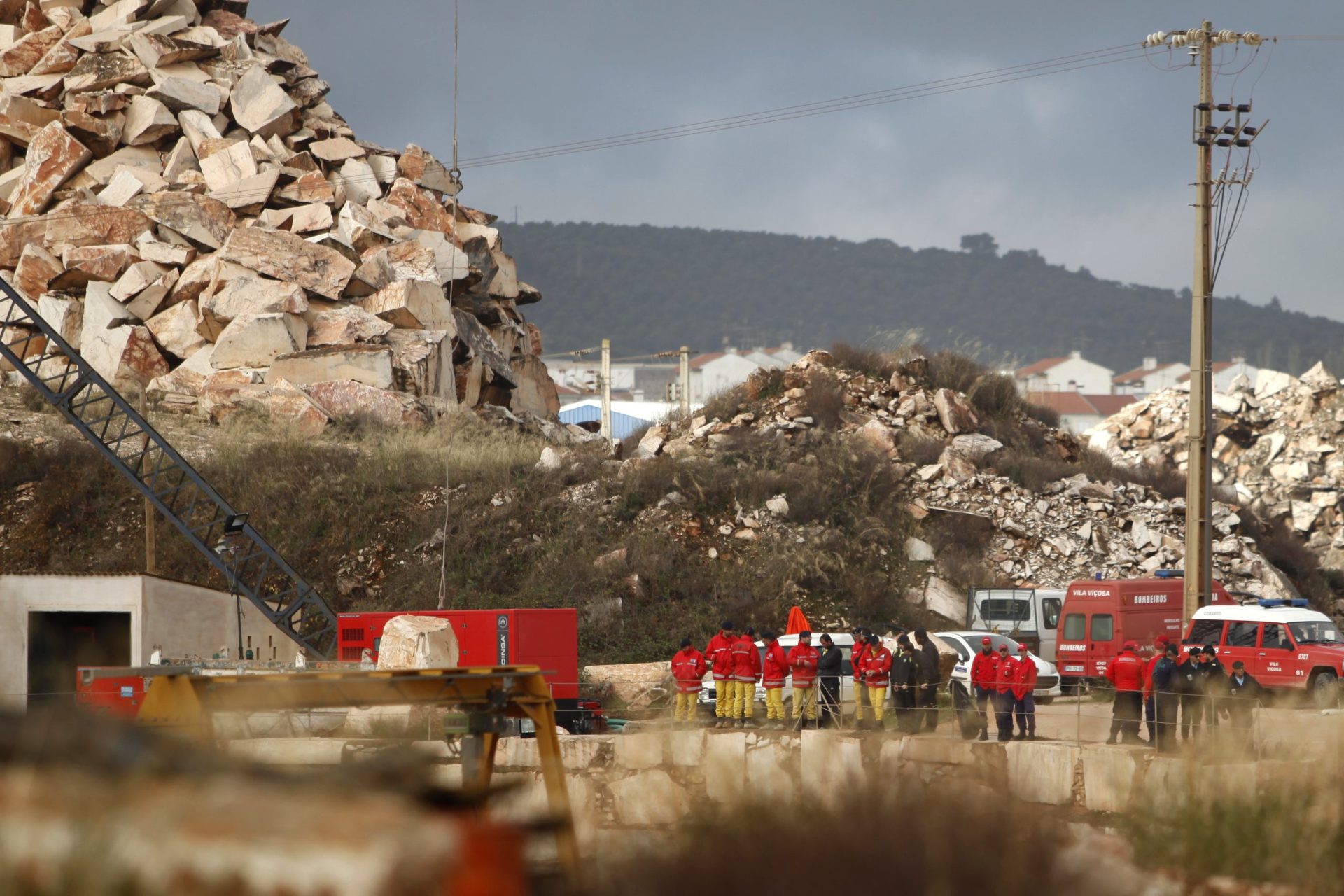 Borba. Proteção Civil admite não esperar desenvolvimentos nos próximos dias