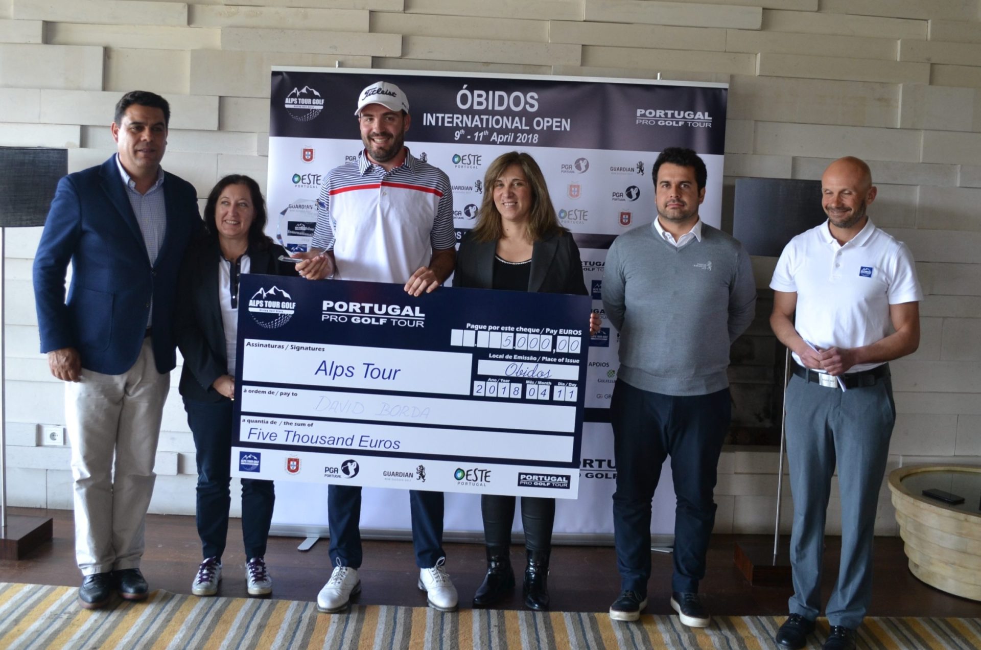 Golfe. Óbidos International Open: David Borda campeão, Carlota com melhor volta