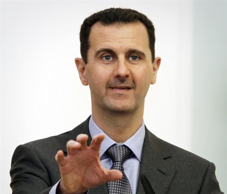 Assad. Bombardeado mas vitorioso