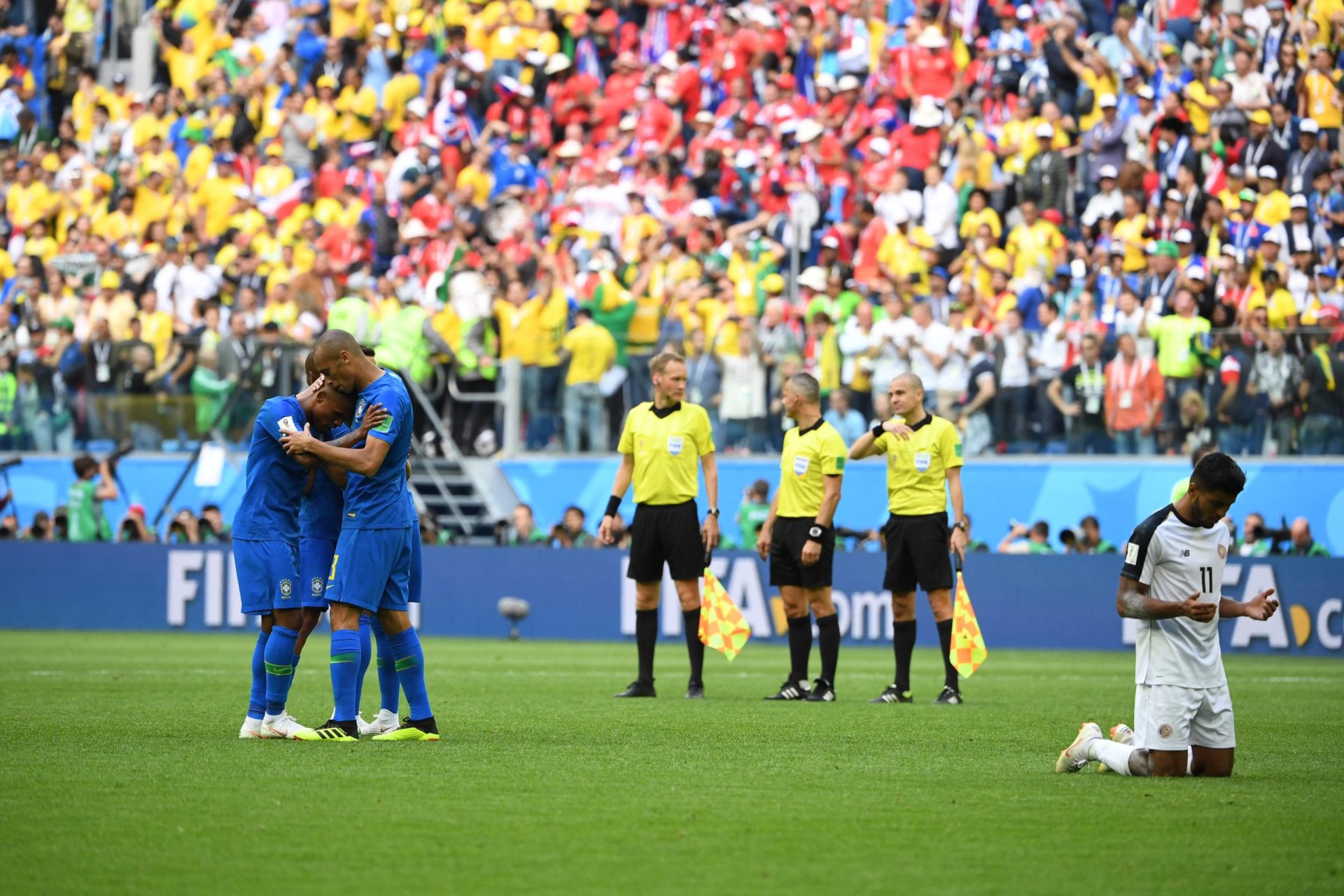 Brasil bate a Costa Rica por 2-0 e está mais perto dos oitavos de final do Mundial2018