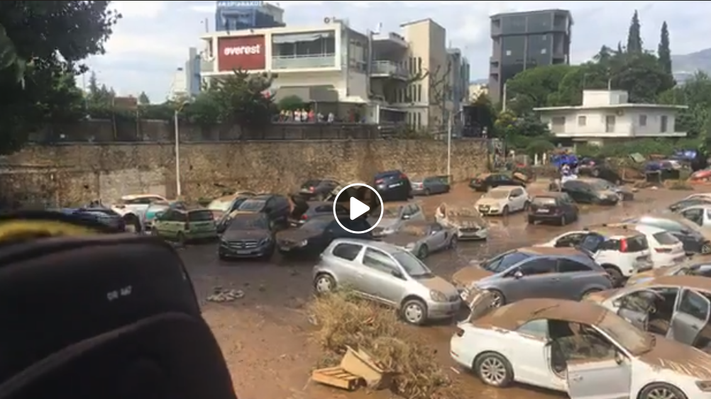 Chuvas torrenciais na Grécia já provocaram várias inundações | Vídeo