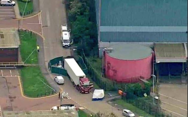39 mortos encontrados em camião no Reino Unido são de nacionalidade chinesa