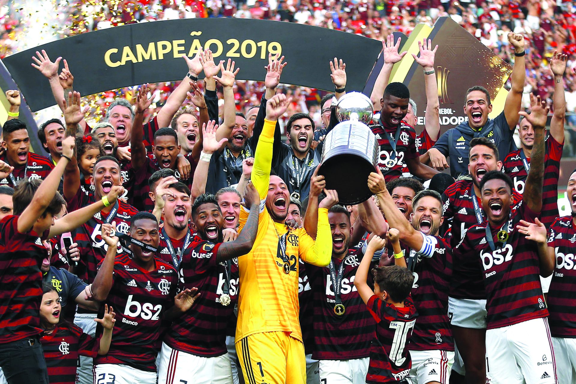 Flamengo recebido em festa no Rio de Janeiro