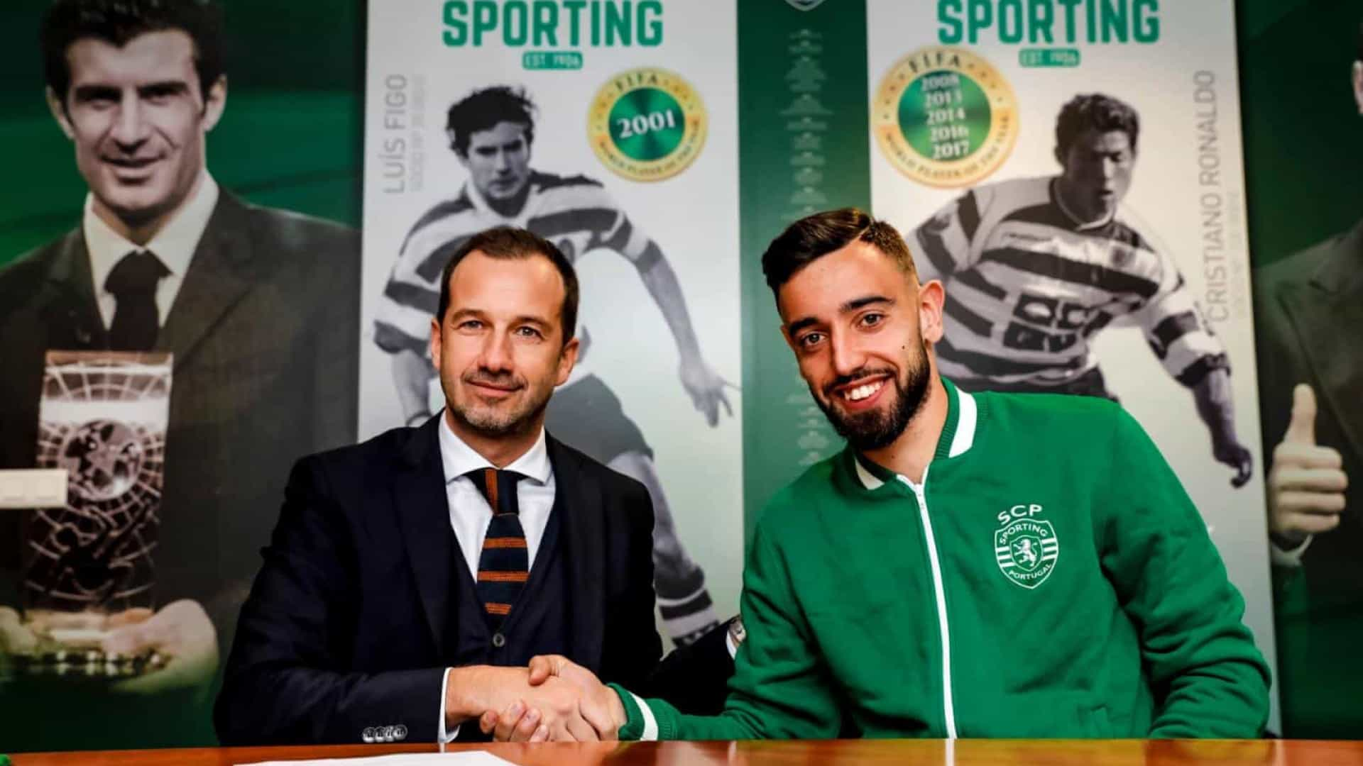 Bruno Fernandes renova com o Sporting