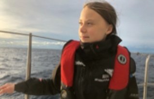 Greta Thunberg está a noroeste dos Açores