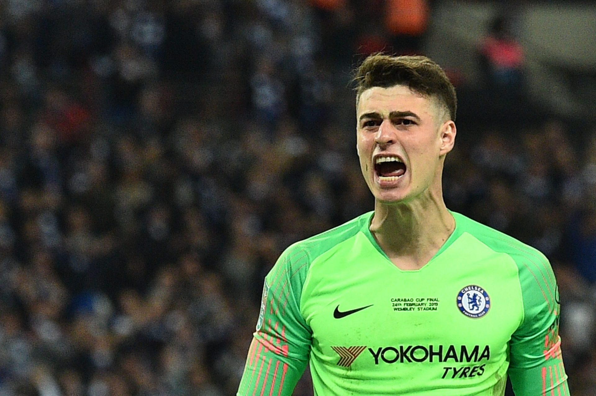 Inglaterra. Kepa explica desentendimento com Sarri durante final da Taça da Liga  | Vídeo