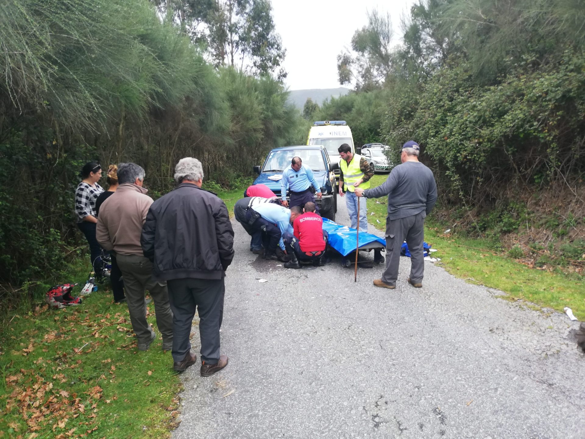 Motociclista ferido em colisão em Vila Verde