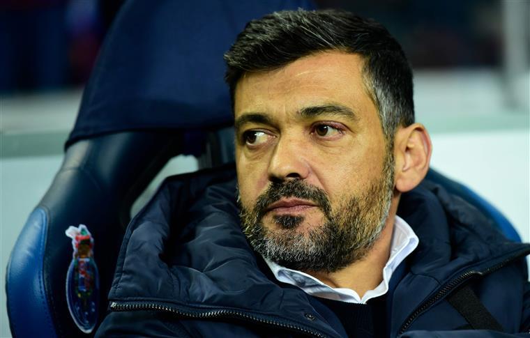 Sérgio Conceição. “Estamos à frente um ponto, mas queríamos estar três”