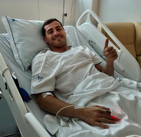 Iker Casillas descansa adeptos: “Tudo controlado por aqui”