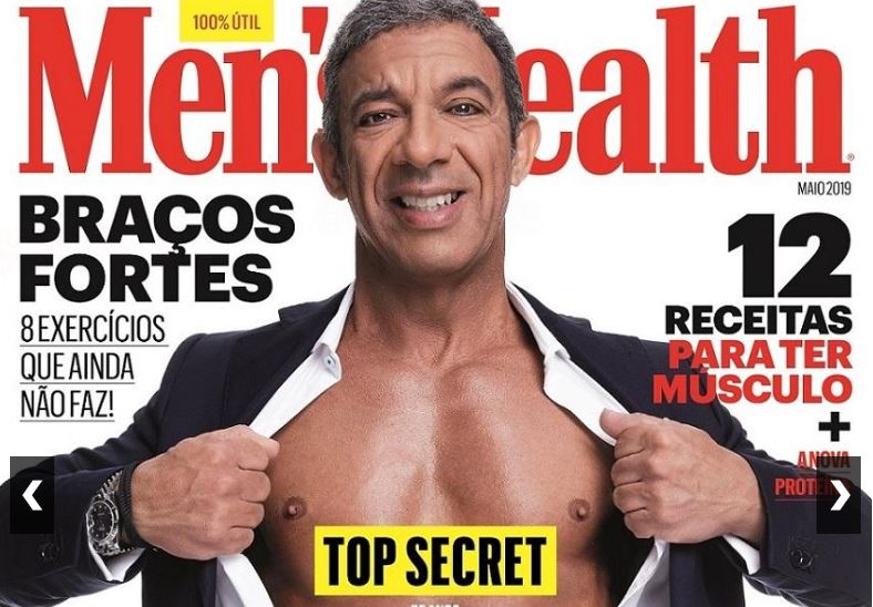 Forma física de Duarte Pacheco em destaque na capa da Men&#8217;s Health