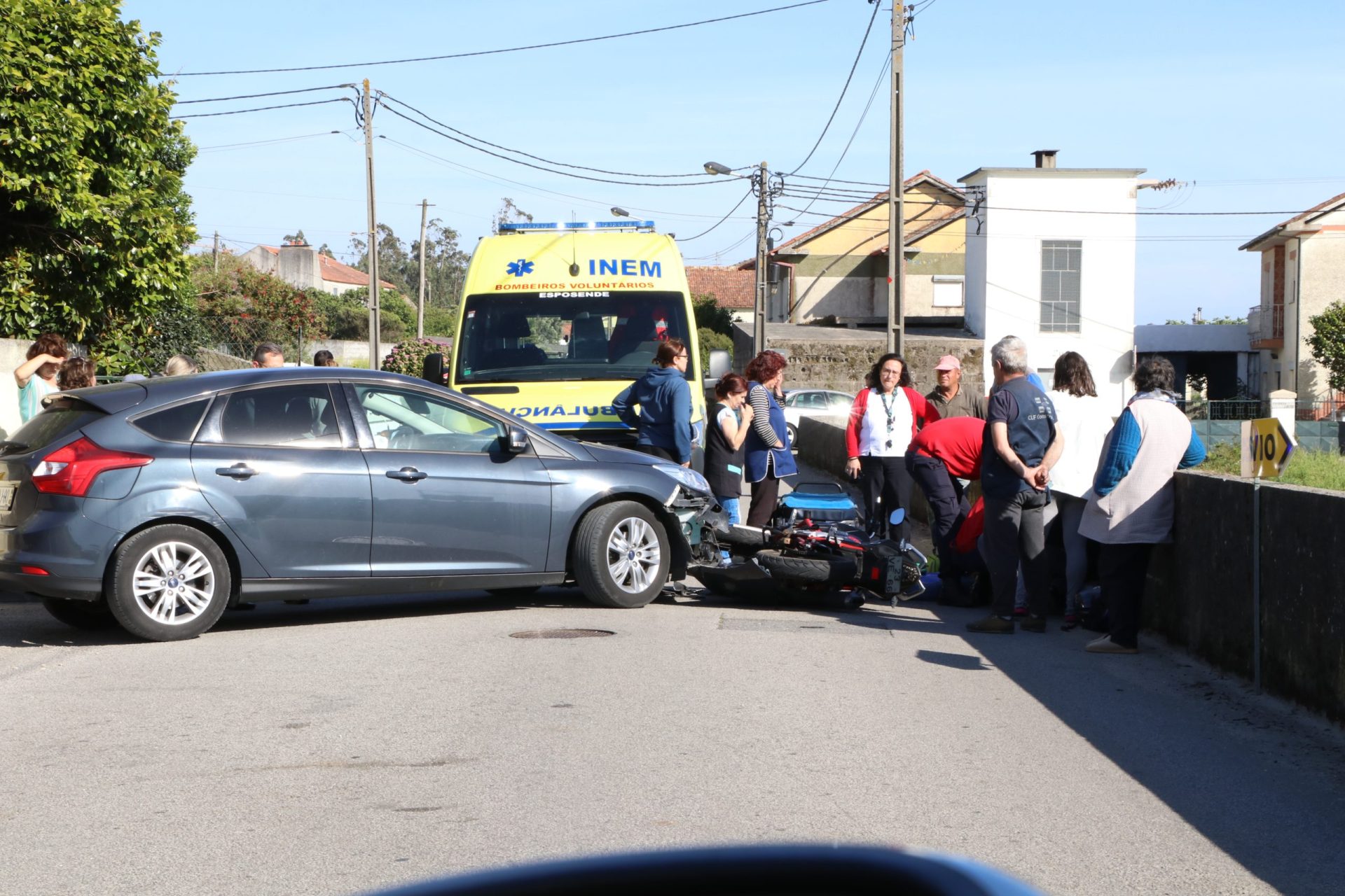 Motociclista gravemente ferido em Esposende