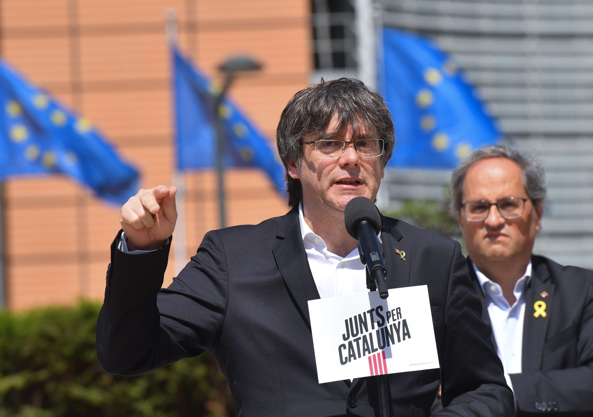 Parlamento Europeu impede a entrada de Puigdemont