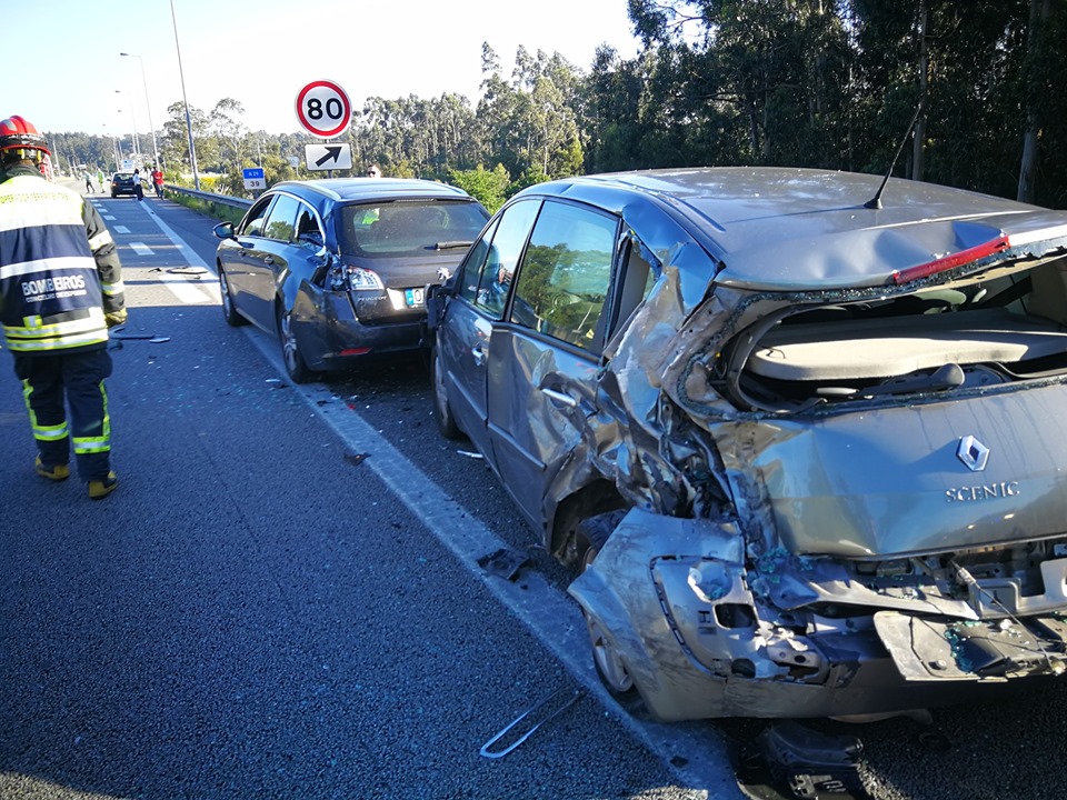 Espinho. Choque em cadeia na A29 faz 10 feridos