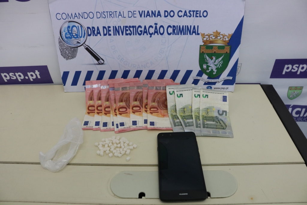 PSP de Viana faz detenção por tráfico de drogas duras