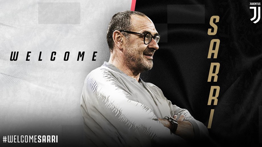 Juventus confirma Sarri como novo treinador