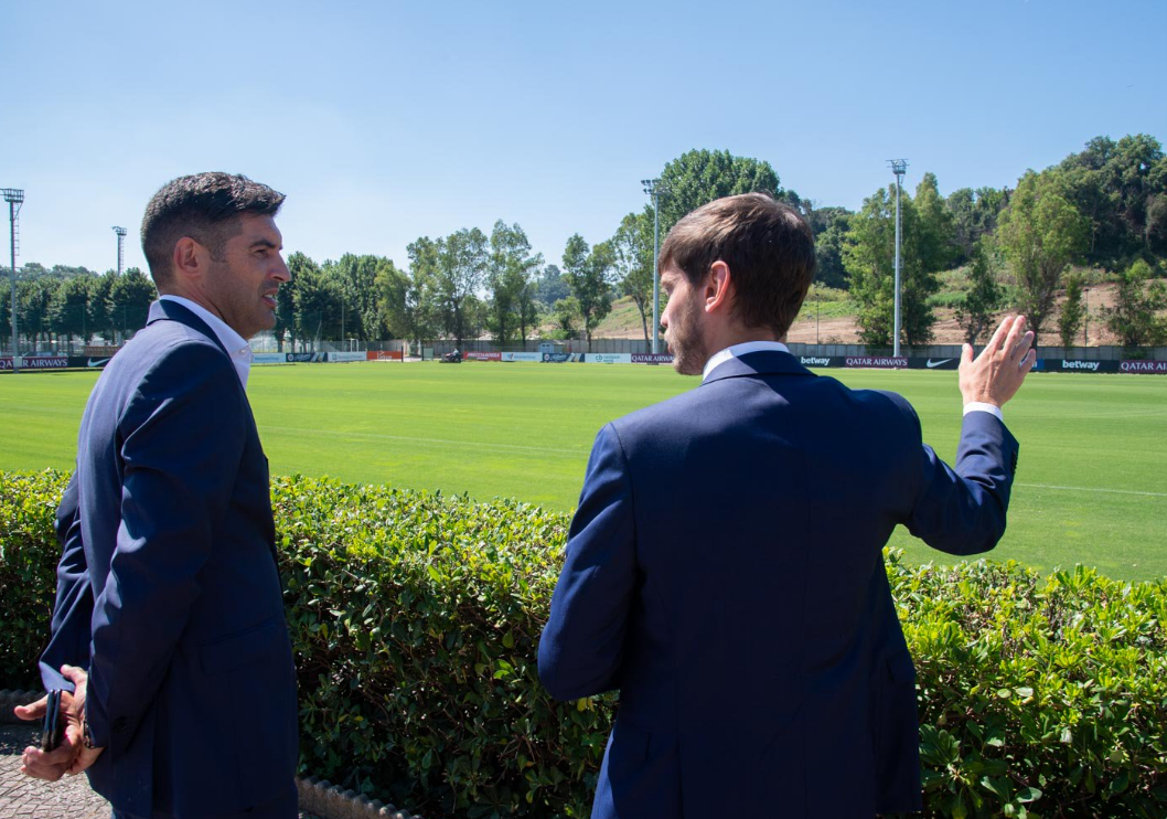 Paulo Fonseca já está em Roma