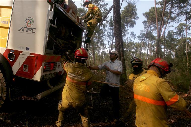 Risco elevado e máximo de incêndio para sete distritos