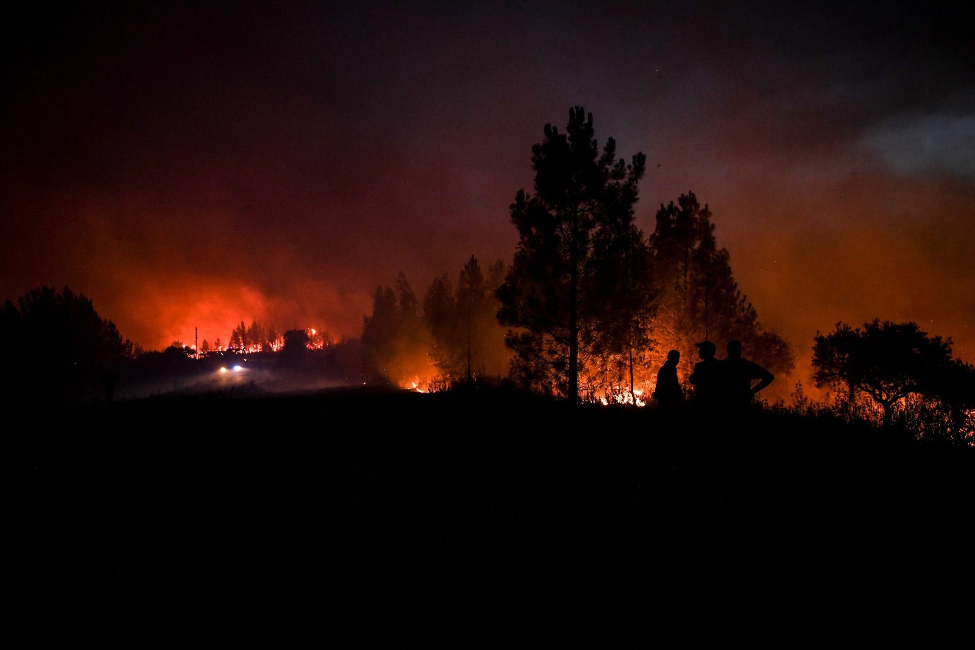 Incêndio de Vila Real com três frentes ativas