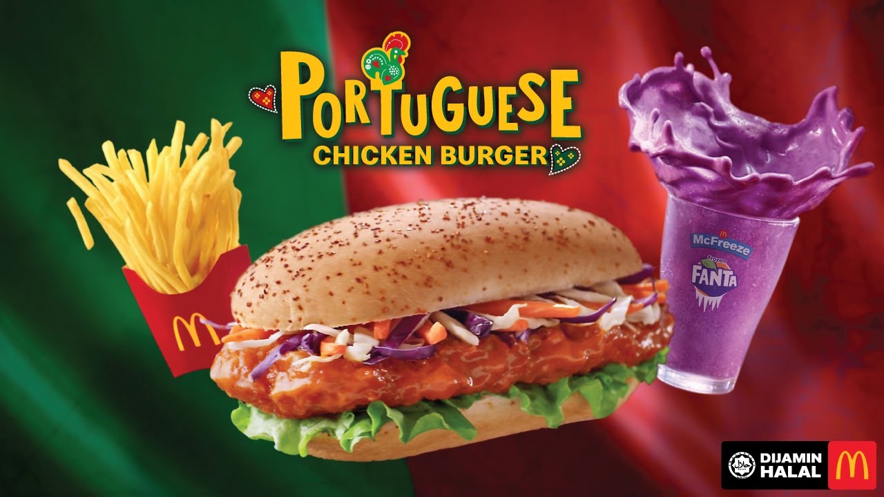 ‘Portuguese Chicken Burger’ é a versão de comida lusa que a McDonald&#8217;s apresenta na Malásia | VÍDEO